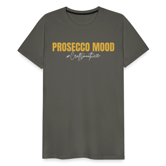 Prosecco Mood - Männer Premium T-Shirt - Asphalt