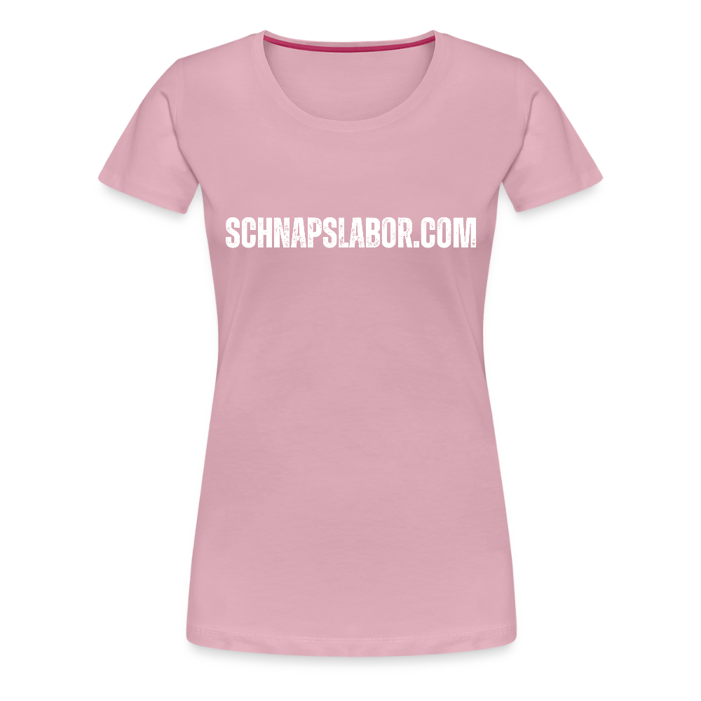 Schnapslabor - "Frauen Premium T-Shirt" - Hellrosa