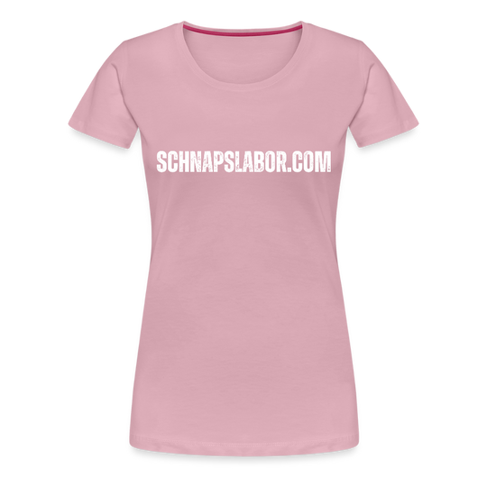 Schnapslabor - "Frauen Premium T-Shirt" - Hellrosa