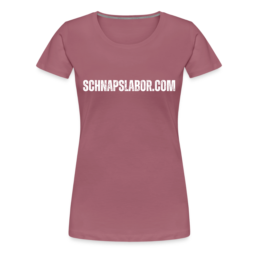 Schnapslabor - "Frauen Premium T-Shirt" - Malve