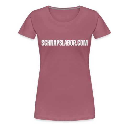 Schnapslabor - "Frauen Premium T-Shirt" - Malve