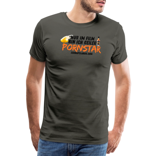 Männer Premium T-Shirt - Asphalt