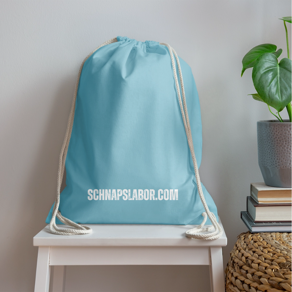 Schnapslabor - Turnbeutel - Aqua