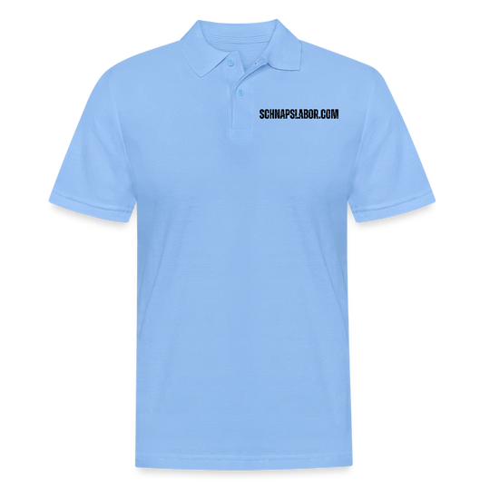 Schnapslabor - Männer Poloshirt - Himmelblau