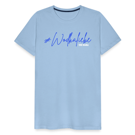 #Wodkaliebe 1205 - Männer Premium T-Shirt - Sky