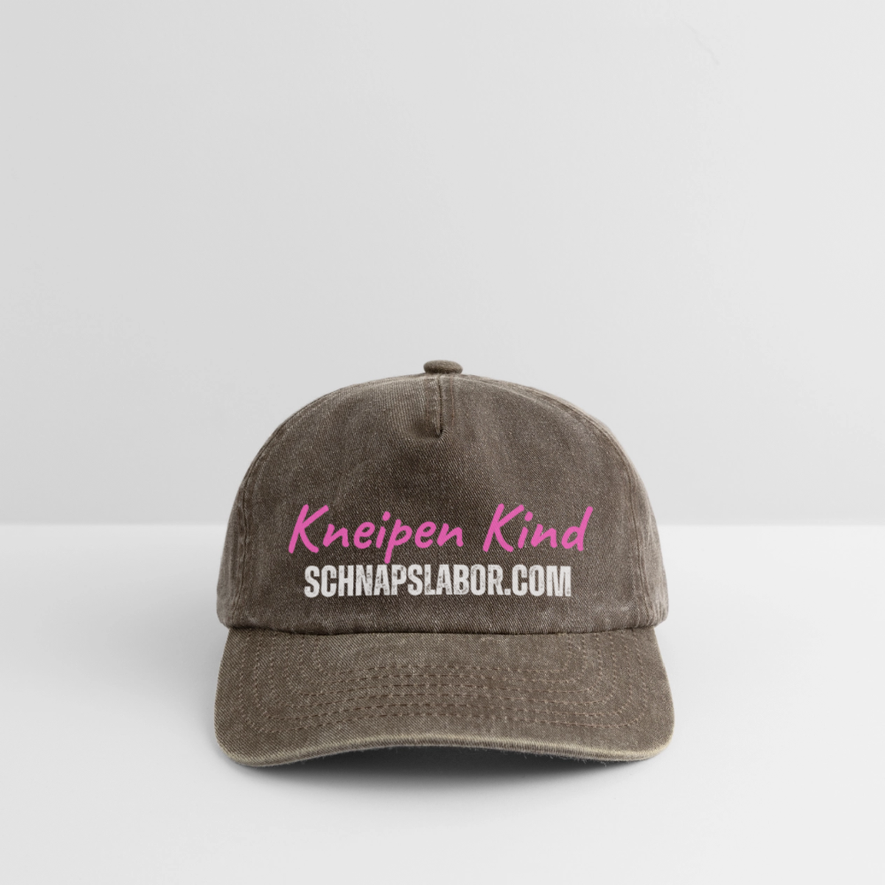 Kneipen Kind - Relaxed Vintage Cap - Vintage Braun