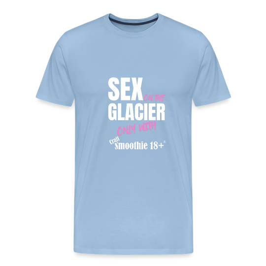 Sex on the Glacier - "Männer Premium T-Shirt" - Sky