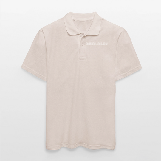Schnapslabor - Männer Poloshirt - Beige