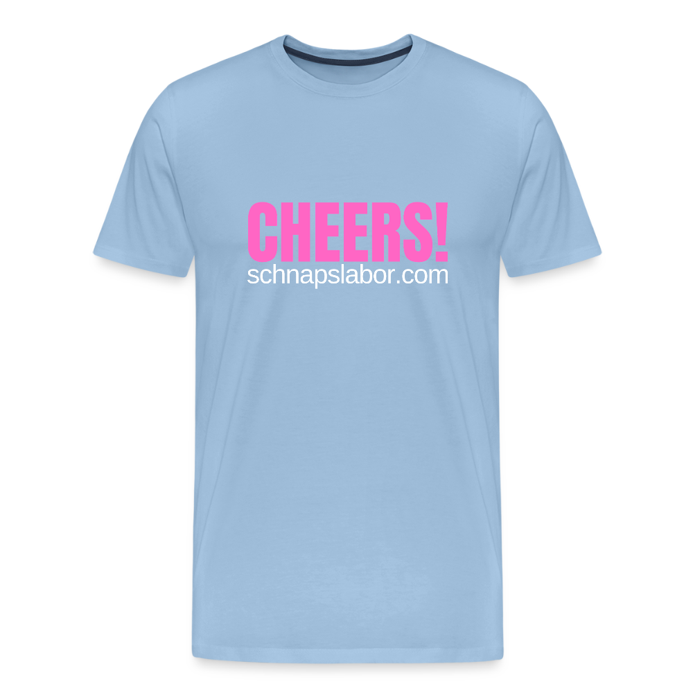 Cheers - Männer Premium T-Shirt - Sky