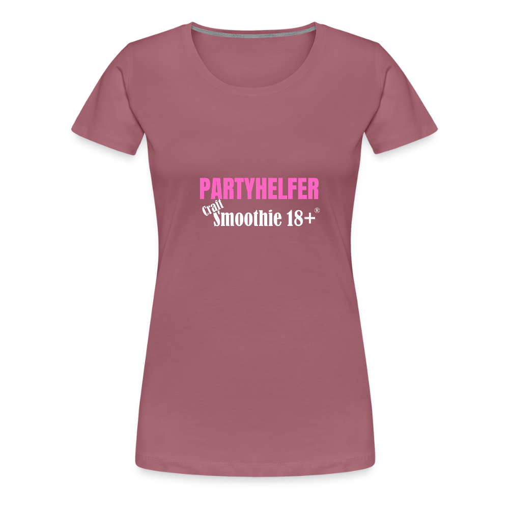 Partyhelfer - Frauen Premium T-Shirt - Malve