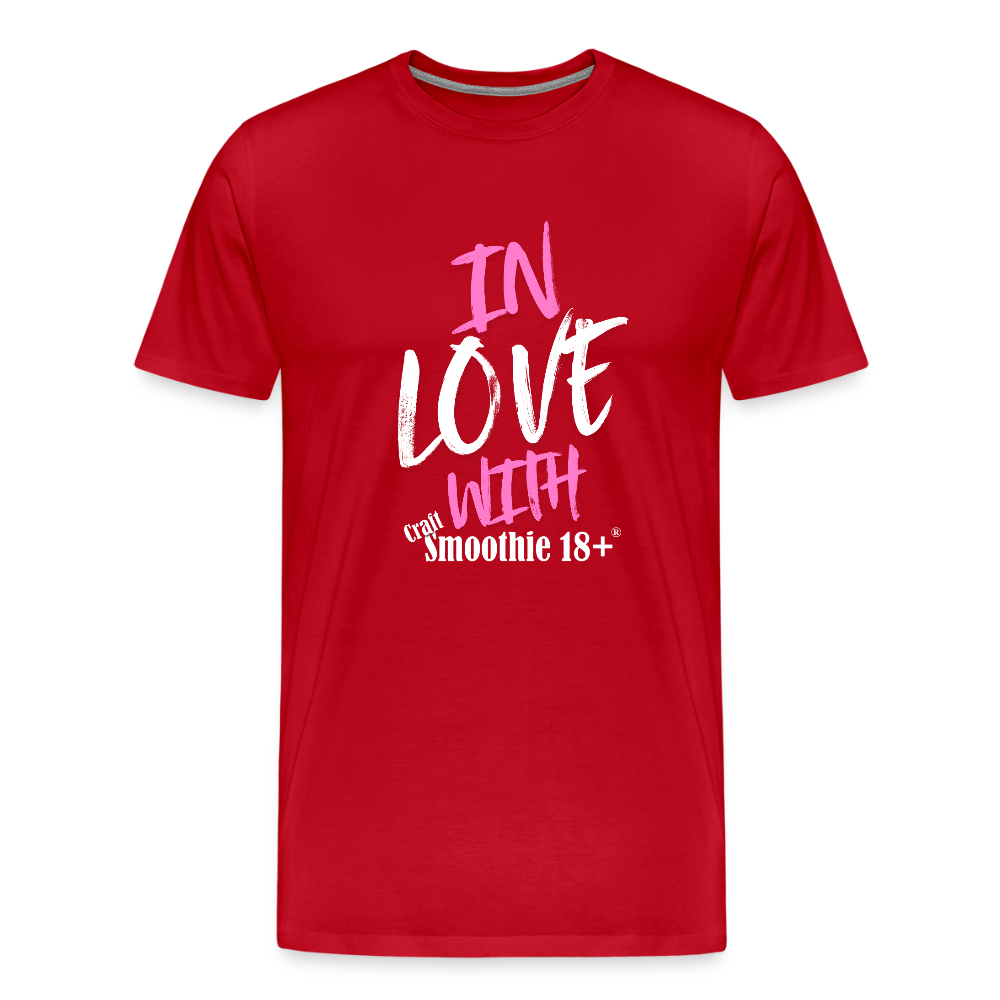 In Love - Männer Premium T-Shirt - Rot