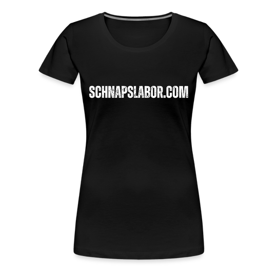 Schnapslabor - "Frauen Premium T-Shirt" - Schwarz