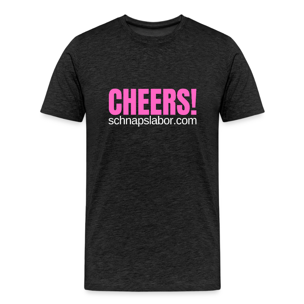 Cheers - Männer Premium T-Shirt - Anthrazit