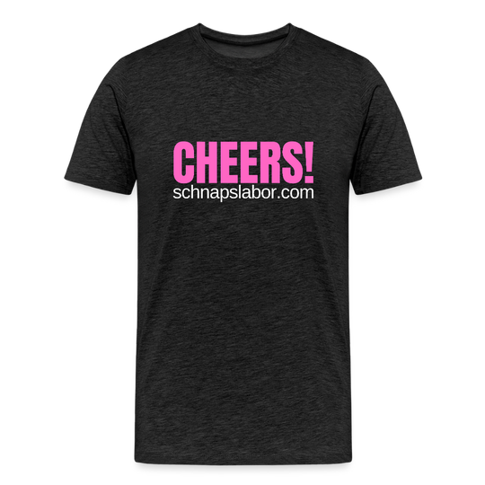 Cheers - Männer Premium T-Shirt - Anthrazit