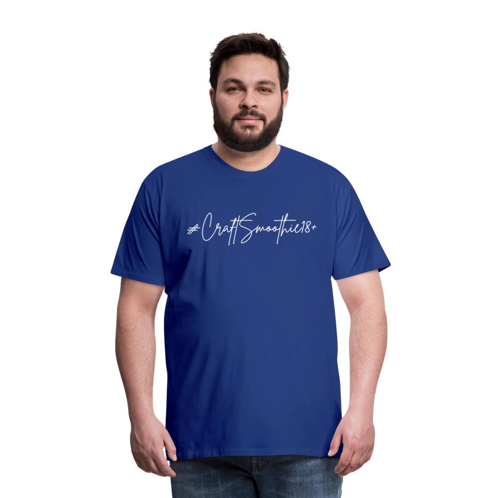 #CraftSmoothie18+ - Männer Premium T-Shirt - Königsblau