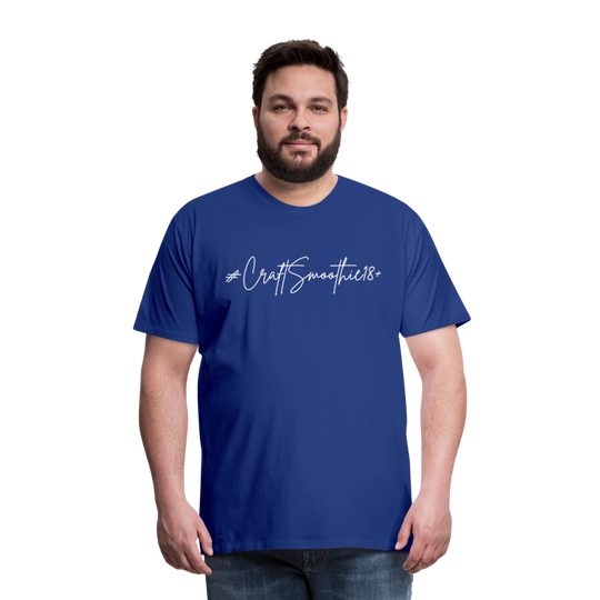 #CraftSmoothie18+ - Männer Premium T-Shirt - Königsblau