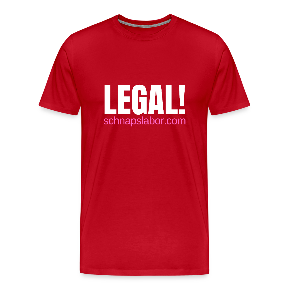 Legal - Männer Premium T-Shirt - Rot