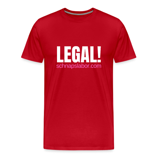 Legal - Männer Premium T-Shirt - Rot