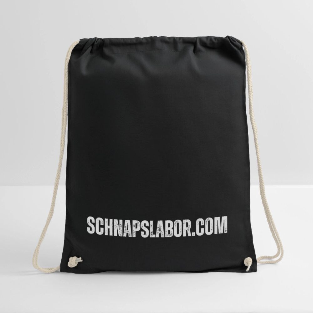 Schnapslabor - Turnbeutel - Schwarz