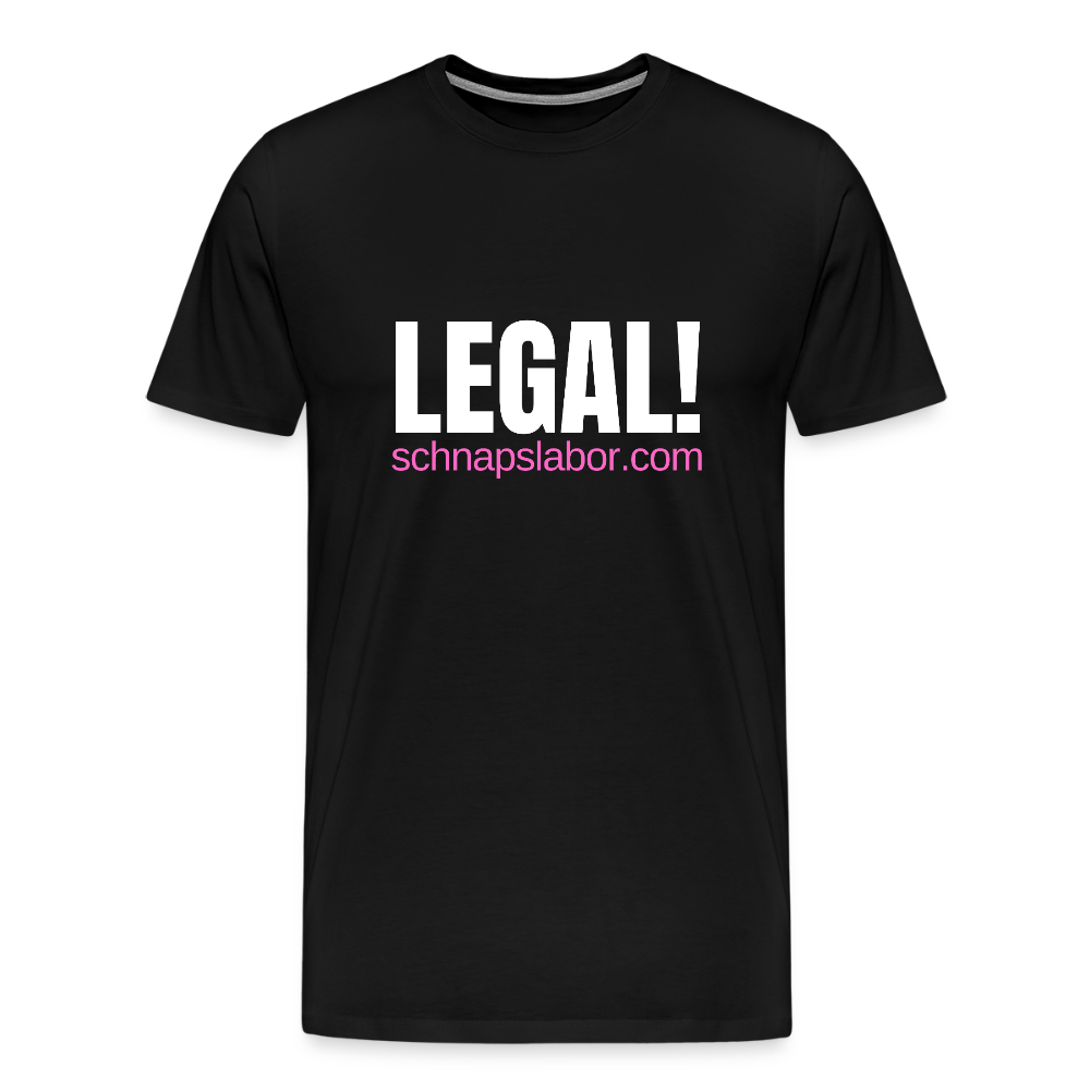 Legal - Männer Premium T-Shirt - Schwarz