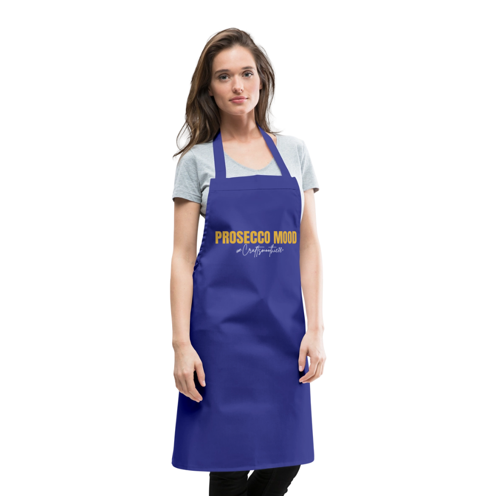 Prosecco Mood - Kochschürze - Royalblau