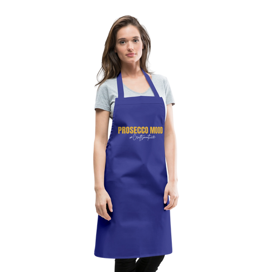 Prosecco Mood - Kochschürze - Royalblau