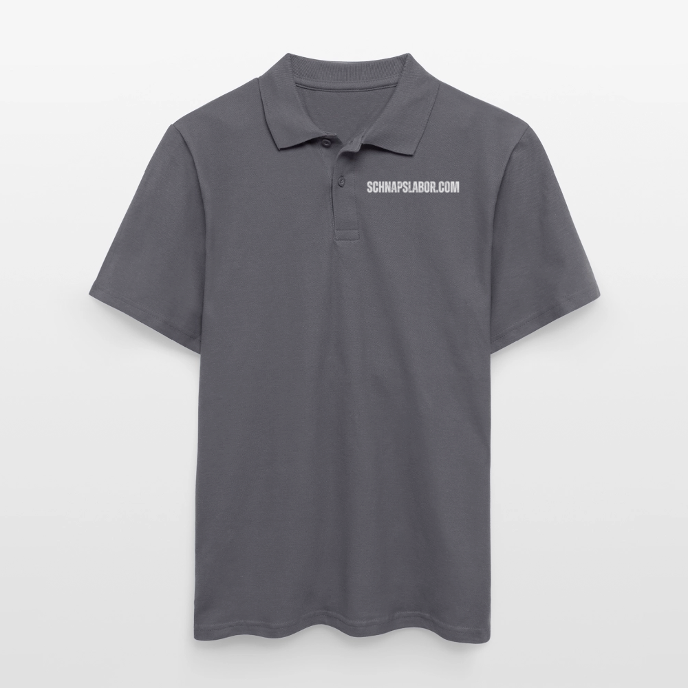 Schnapslabor - Männer Poloshirt - Anthrazit