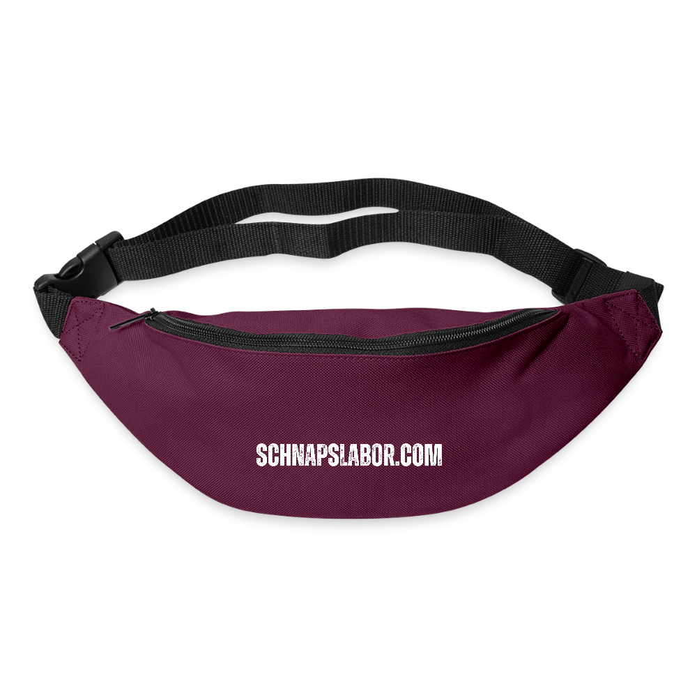 Schnapslabor - Umhänge / Bauchtasche - Burgunderrot