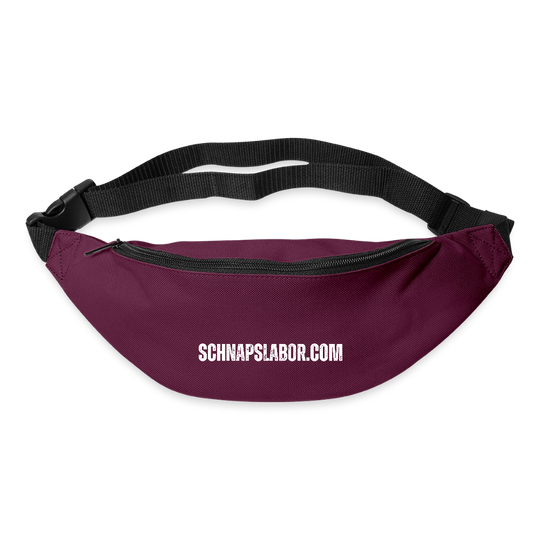 Schnapslabor - Umhänge / Bauchtasche - Burgunderrot