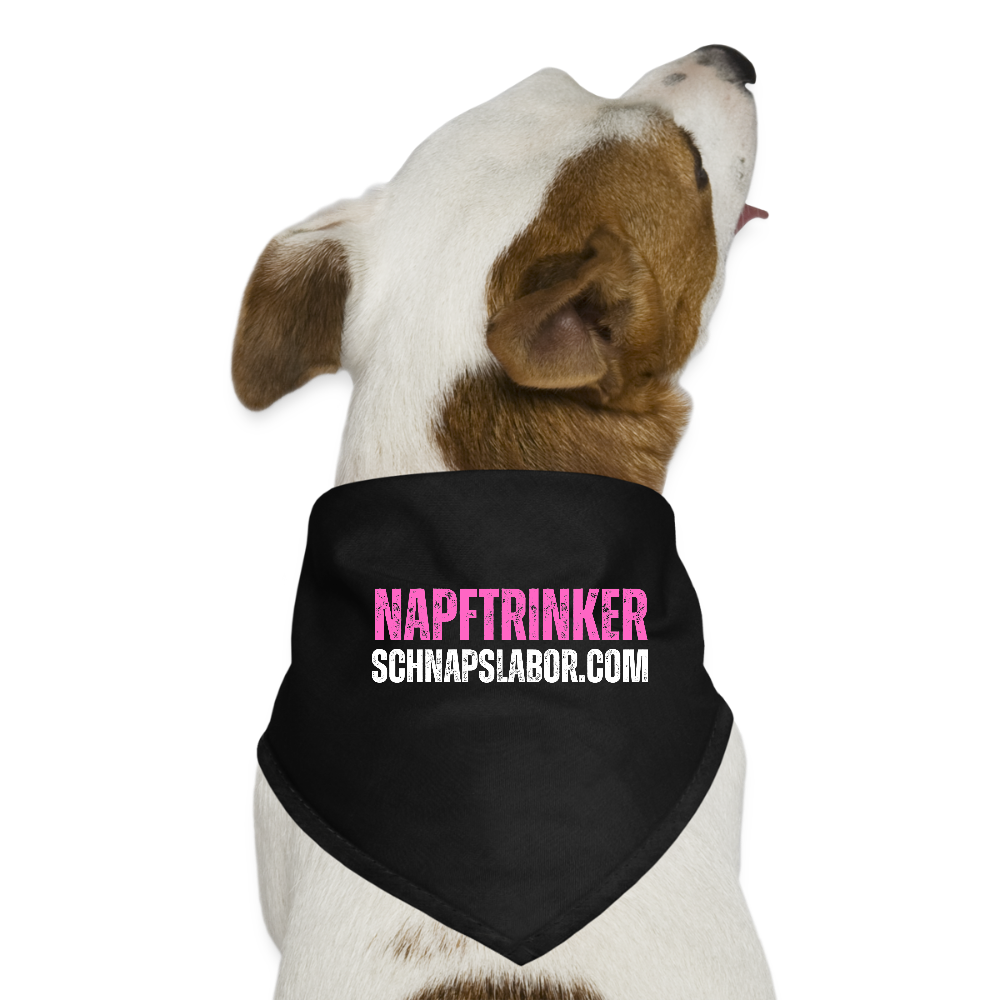 Napftrinker - Hunde Bandana - Schwarz