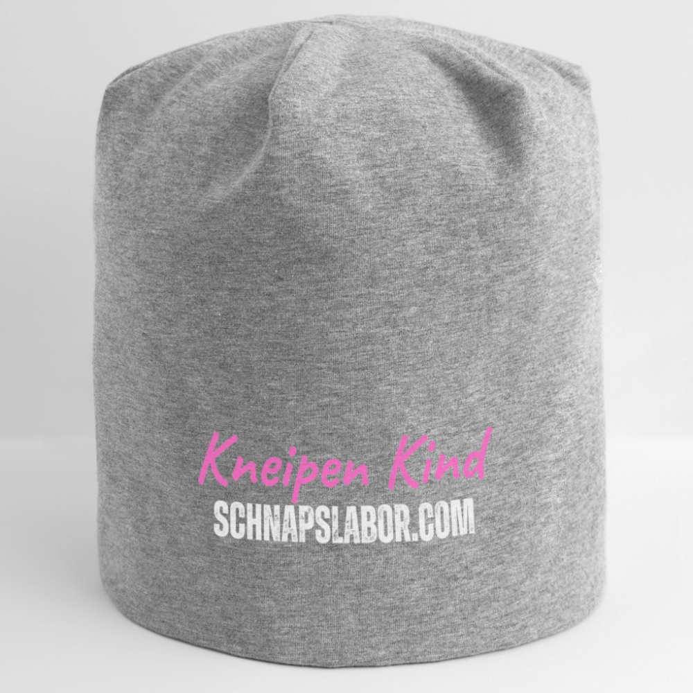 Kneipen Kind - Jersey-Beanie - Grau meliert