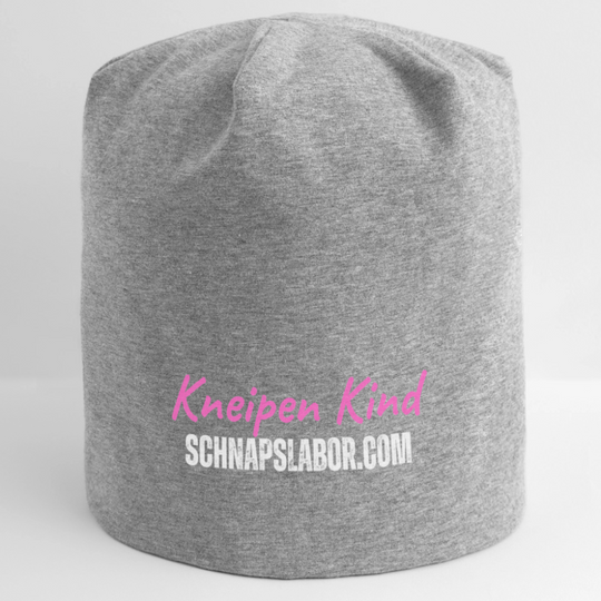 Kneipen Kind - Jersey-Beanie - Grau meliert
