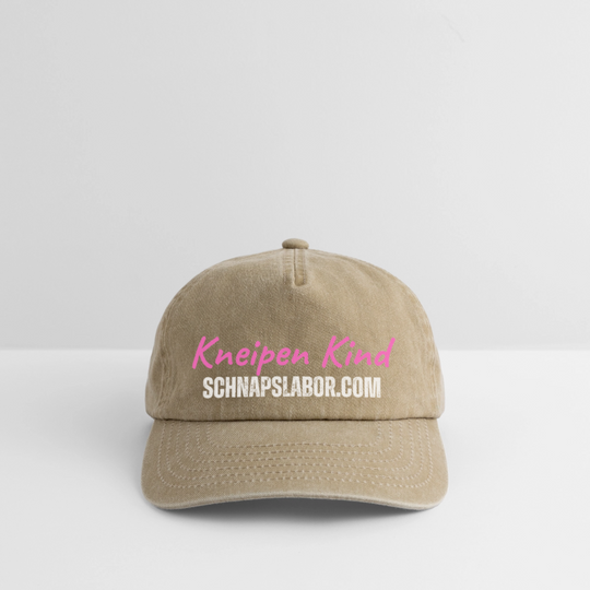 Kneipen Kind - Relaxed Vintage Cap - Vintage Beige