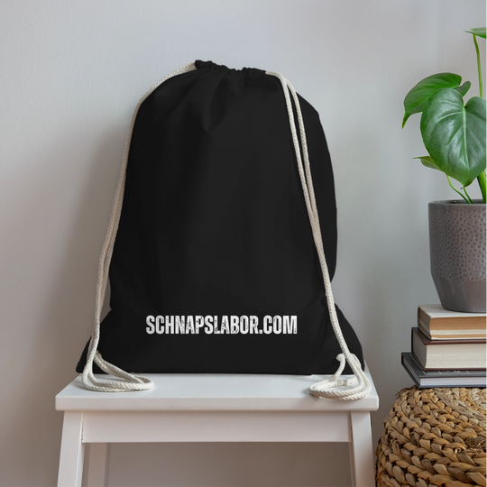 Schnapslabor - Turnbeutel - Schwarz