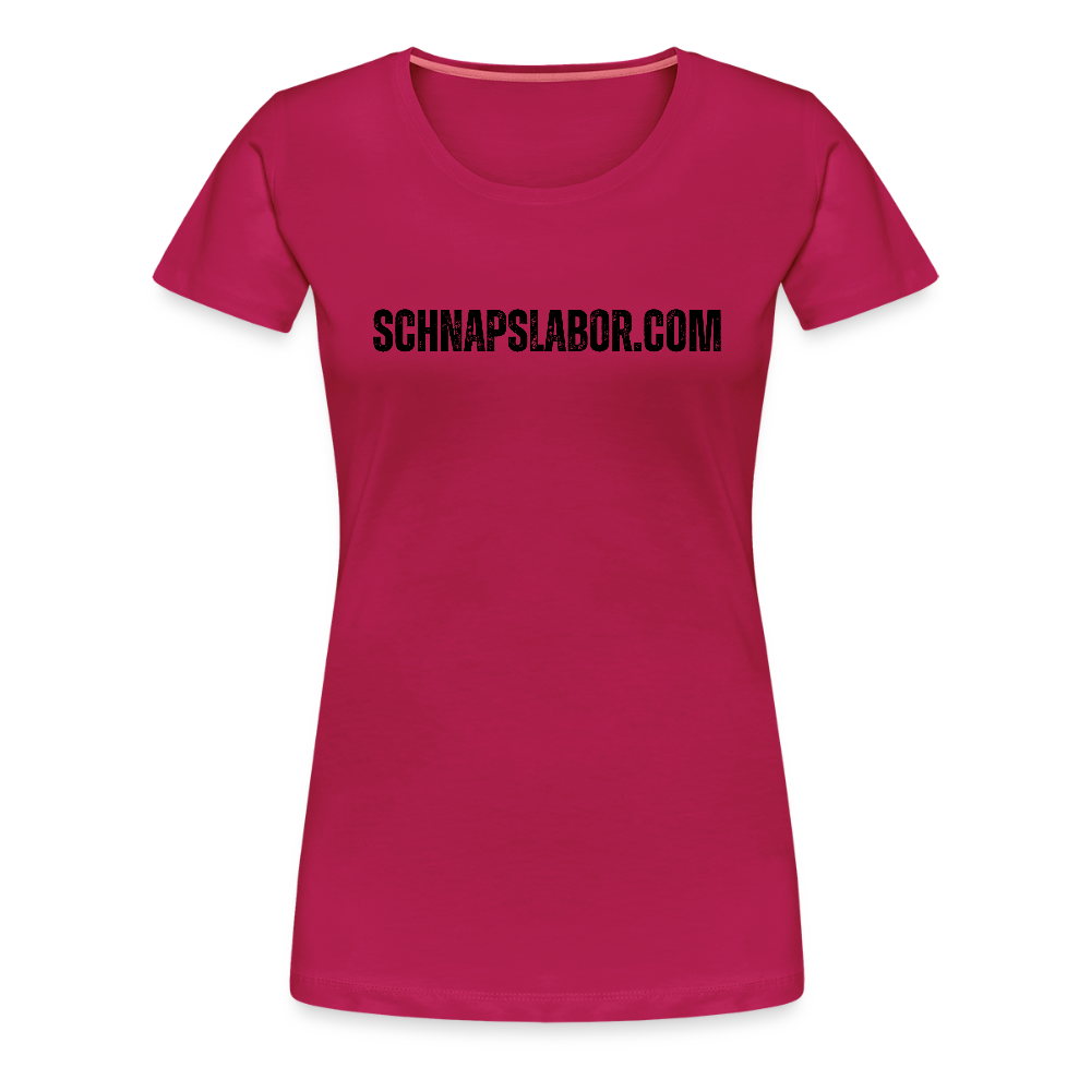 Schnapslabor - "Frauen Premium T-Shirt" - dunkles Pink