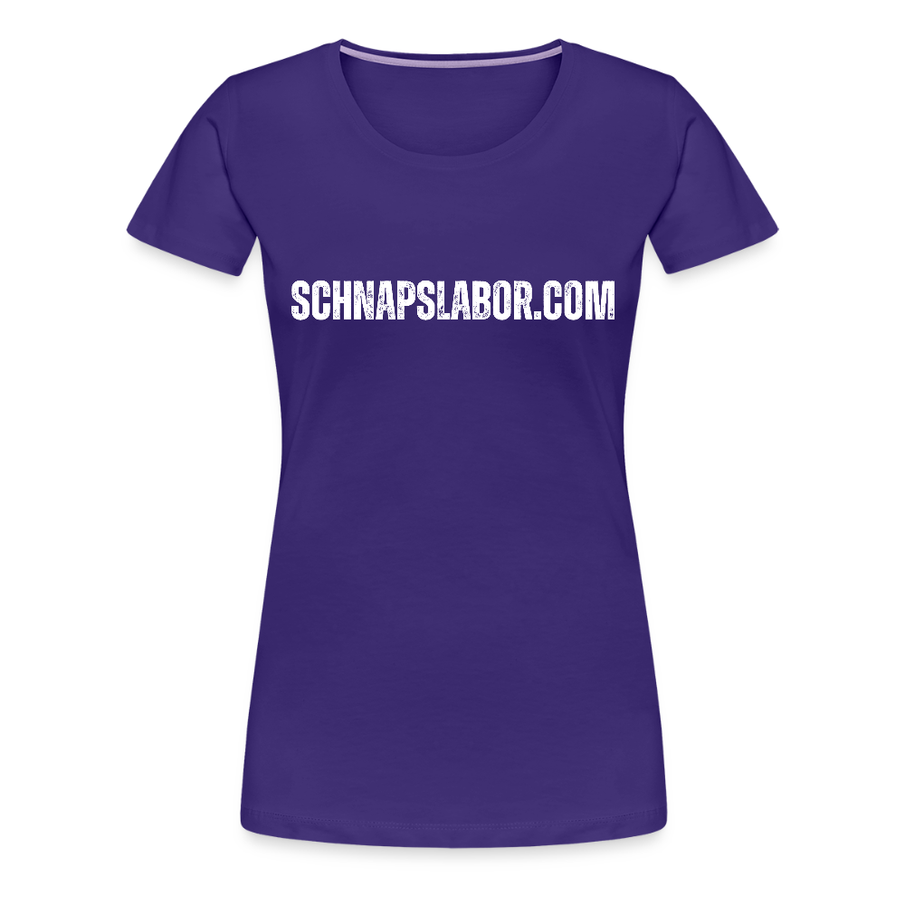 Schnapslabor - "Frauen Premium T-Shirt" - Lila