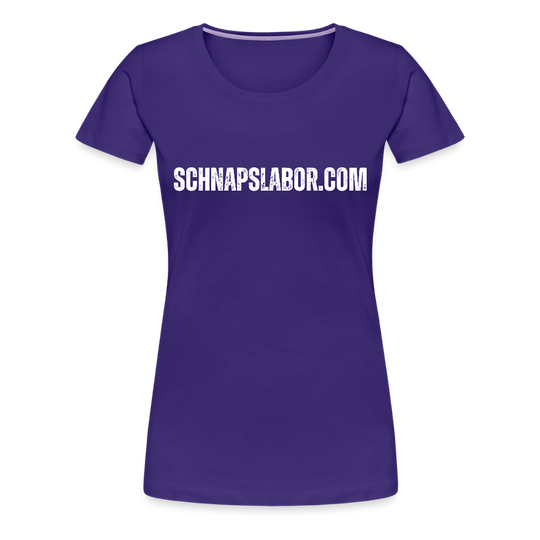 Schnapslabor - "Frauen Premium T-Shirt" - Lila