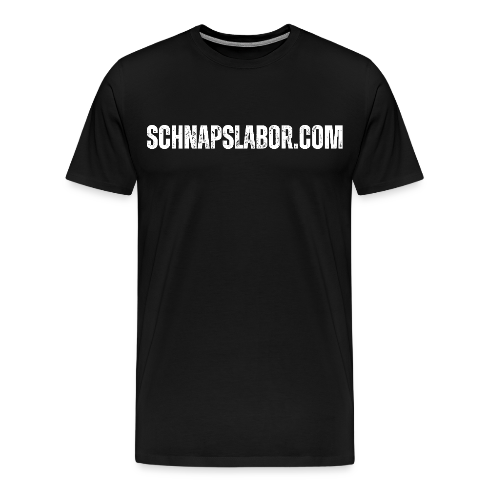 Schnapslabor - Männer Premium T-Shirt - Schwarz