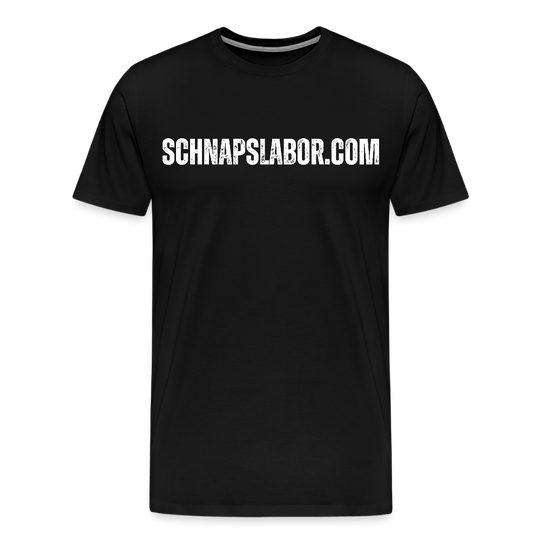 Schnapslabor - Männer Premium T-Shirt - Schwarz