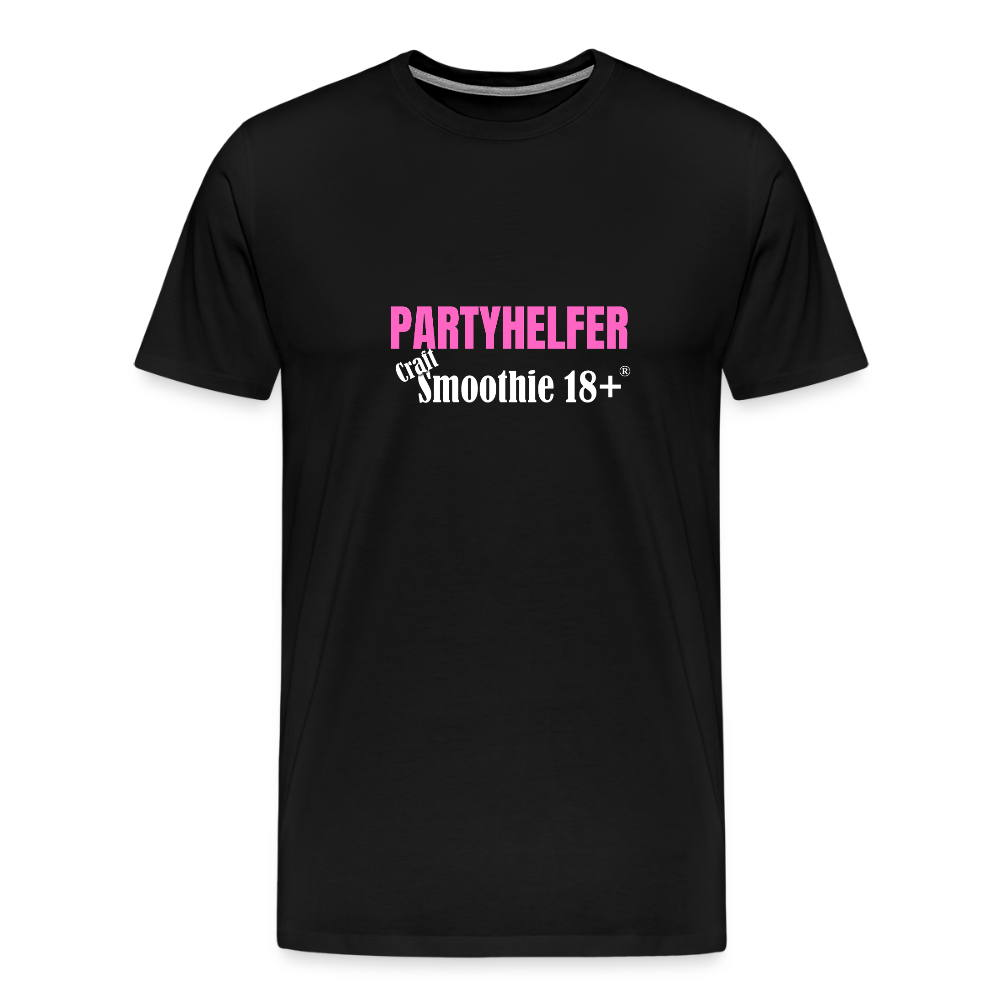 Partyhelfer - Männer Premium T-Shirt - Schwarz