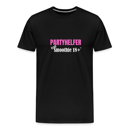 Partyhelfer - Männer Premium T-Shirt - Schwarz