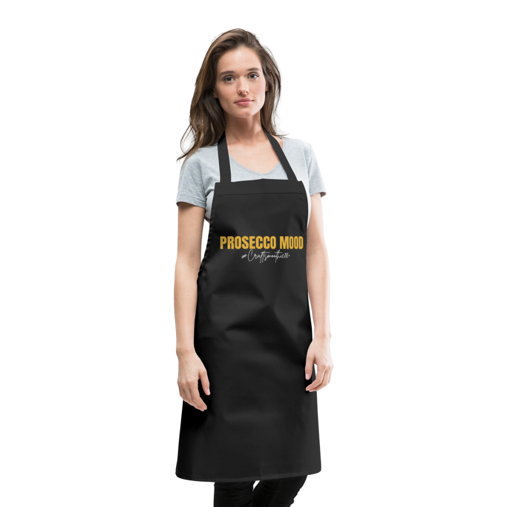 Prosecco Mood - Kochschürze - Schwarz