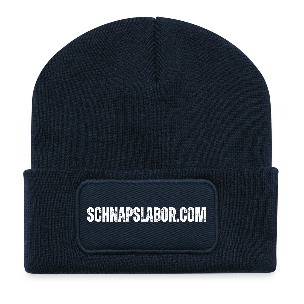 Schnapslabor - Recycelte Patch Beanie - French Navy