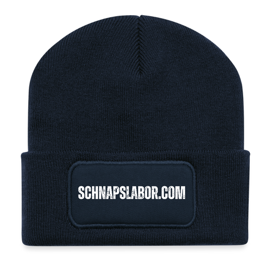 Schnapslabor - Recycelte Patch Beanie - French Navy
