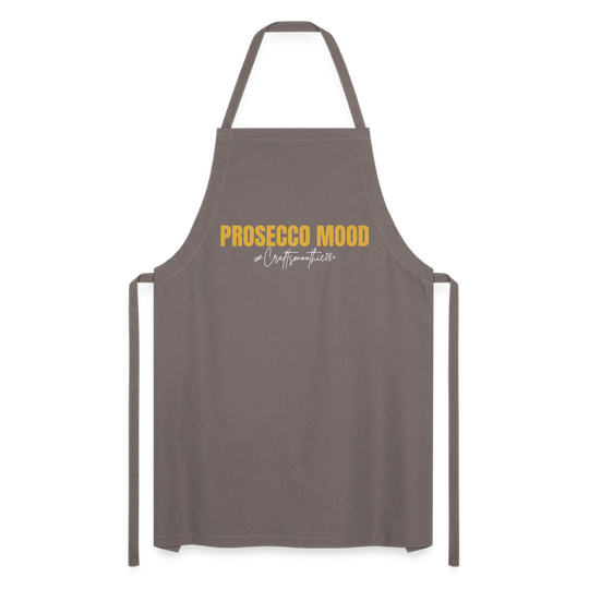 Prosecco Mood - Kochschürze - Grau