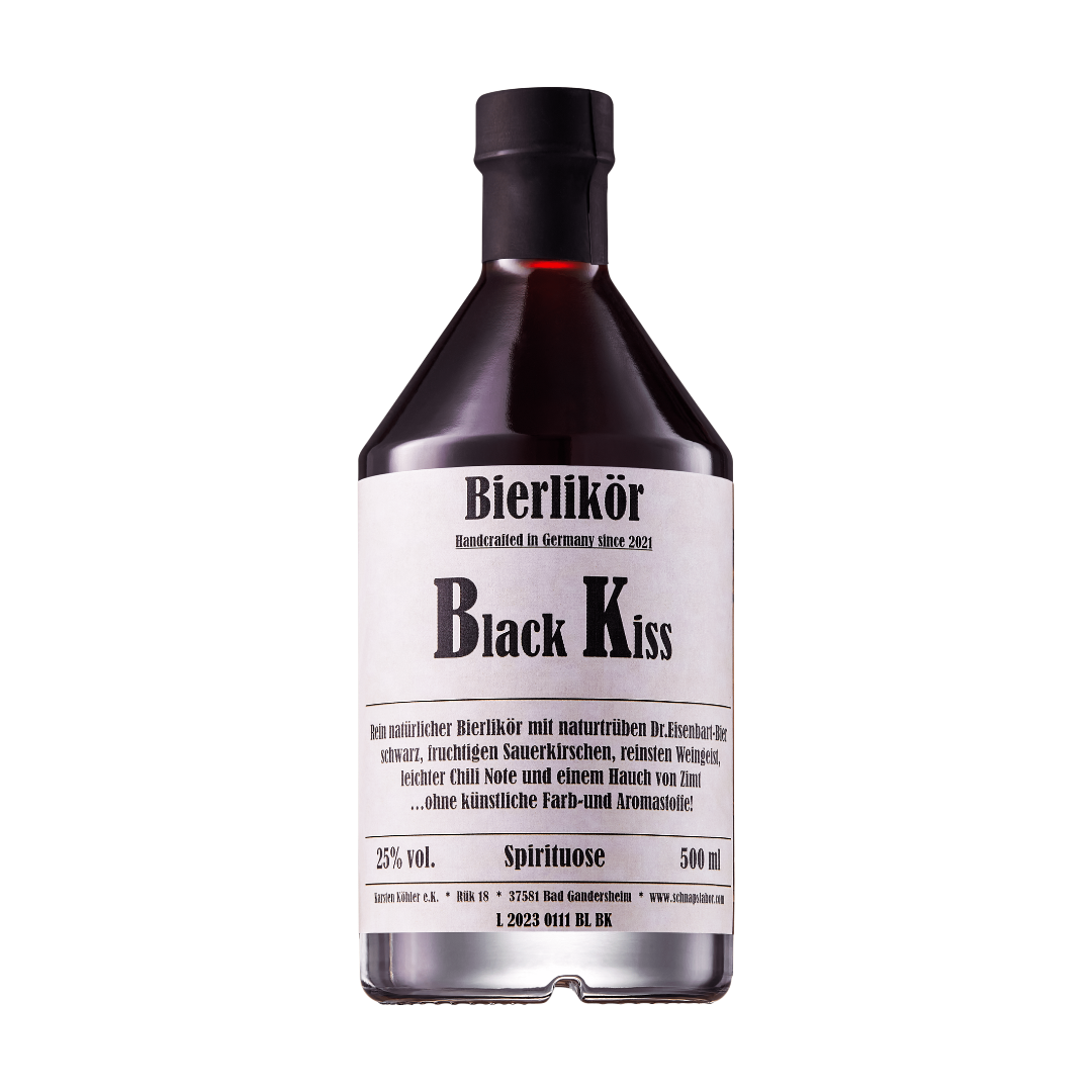 Bierlikör "Black Kiss" 500ml