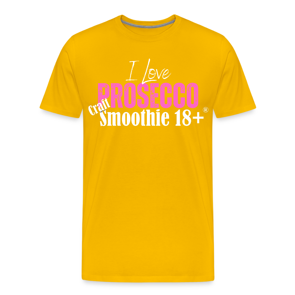 I love Prosecco - Frauen Premium T-Shirt - Sonnengelb