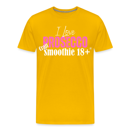 I love Prosecco - Frauen Premium T-Shirt - Sonnengelb